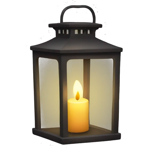 gently flickering candle lantern emoji