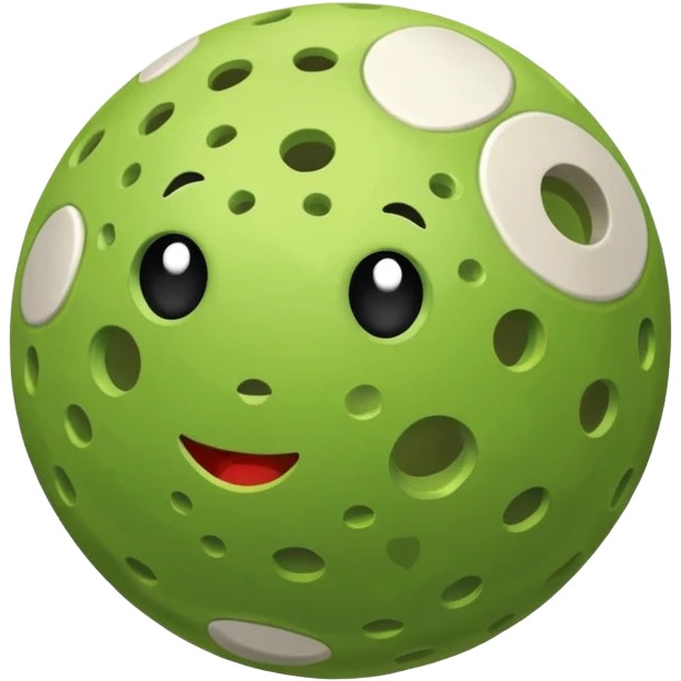 Emoji de una pelota de pickleball emoji