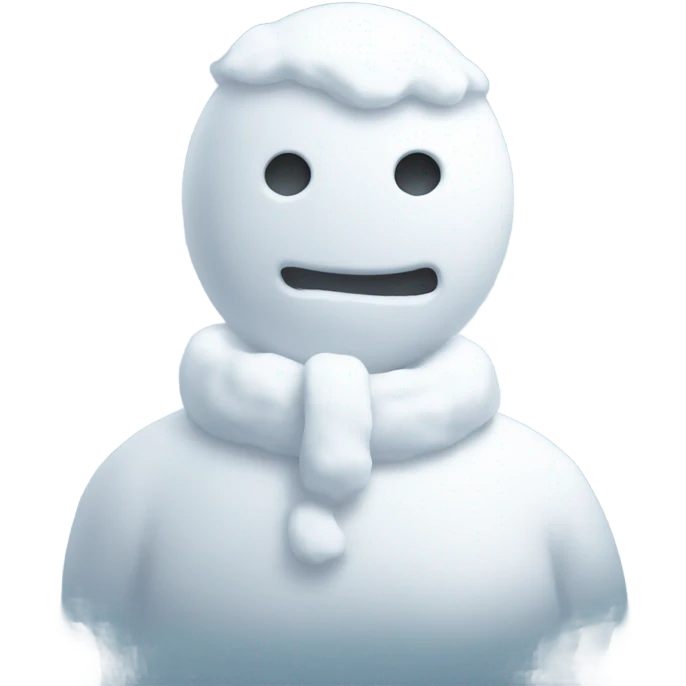 Snow emoji