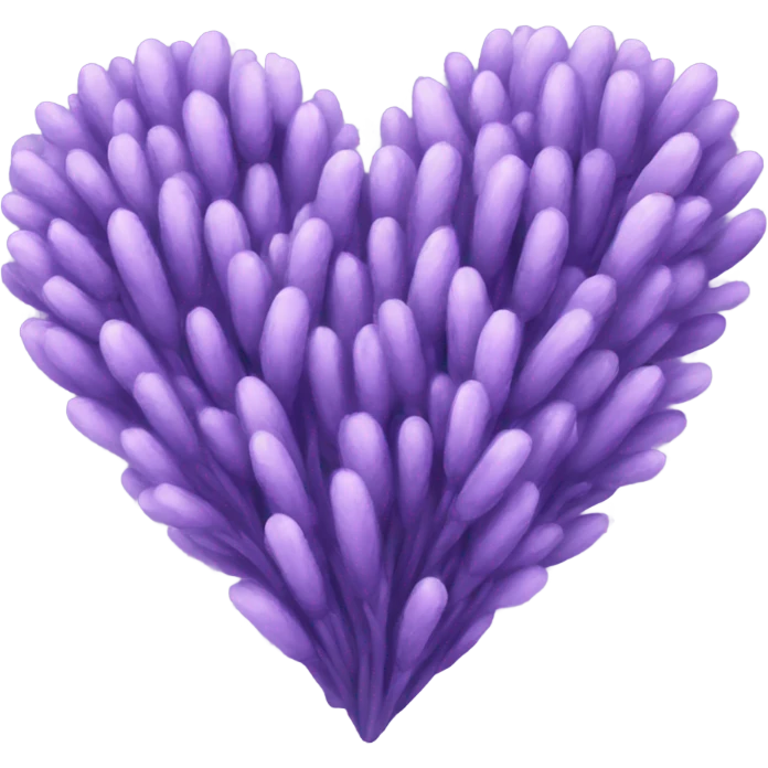 lavender heart emoji