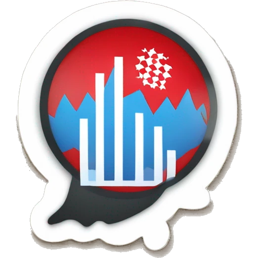 a stock graph going upwards with the stock name Bayern-Sticker emoji