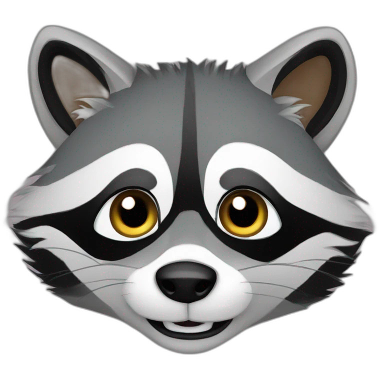 Raccoon meeko emoji