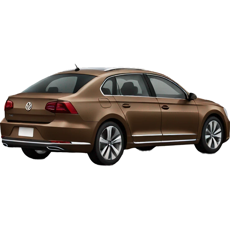 Volkswagen Passat with Brown interior emoji