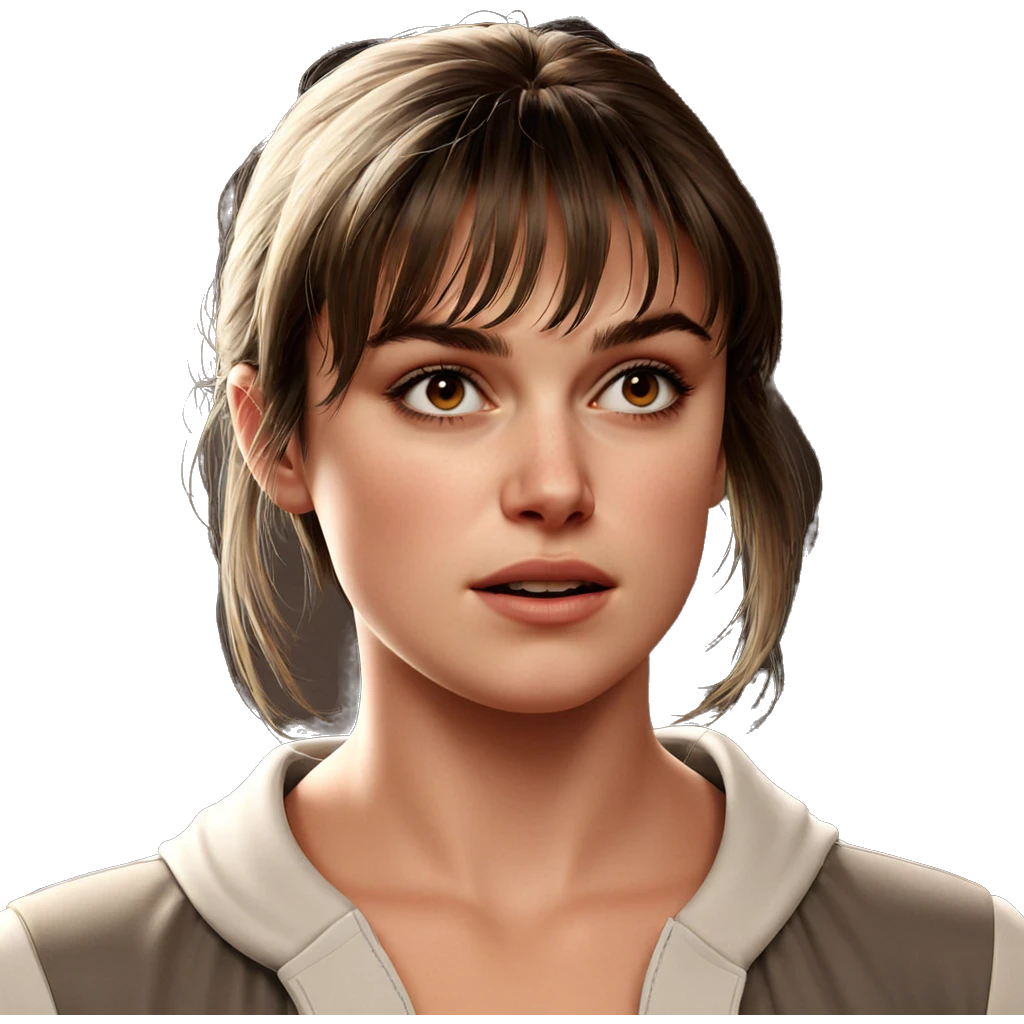 realistic portrait of girl emoji