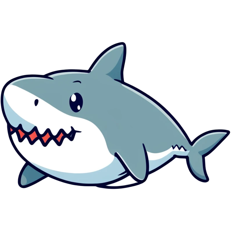 shark wearing a top hat emoji