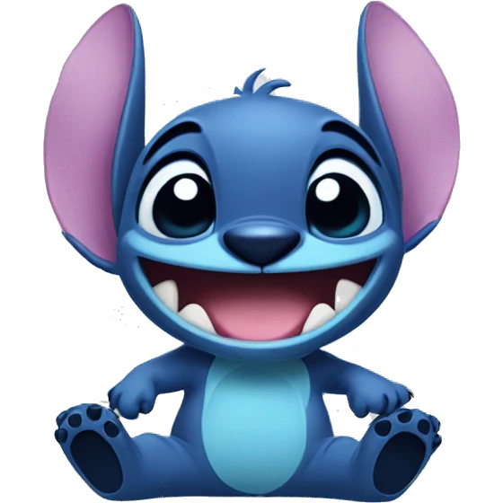 Stitch saying hi emoji