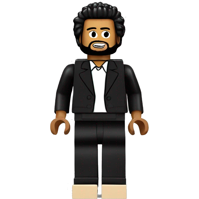 THE WEEKND lego full body emoji