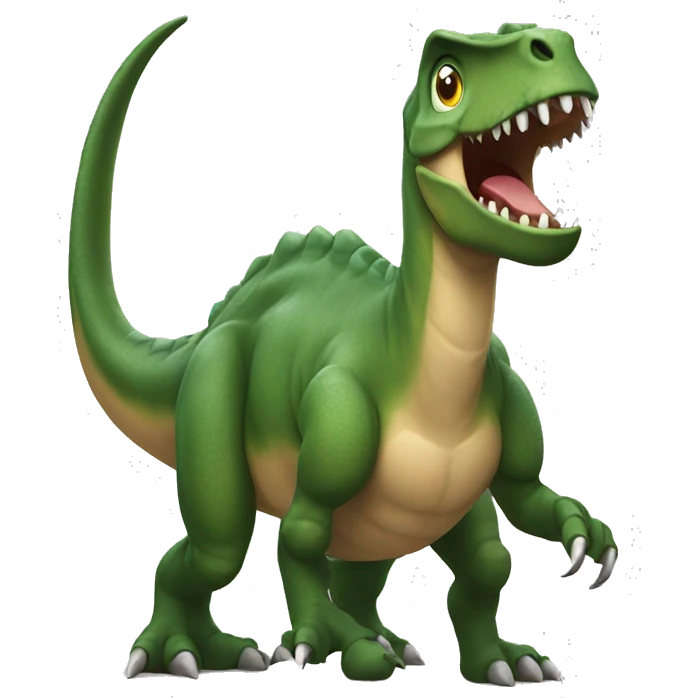 Dinosaur with claws emoji