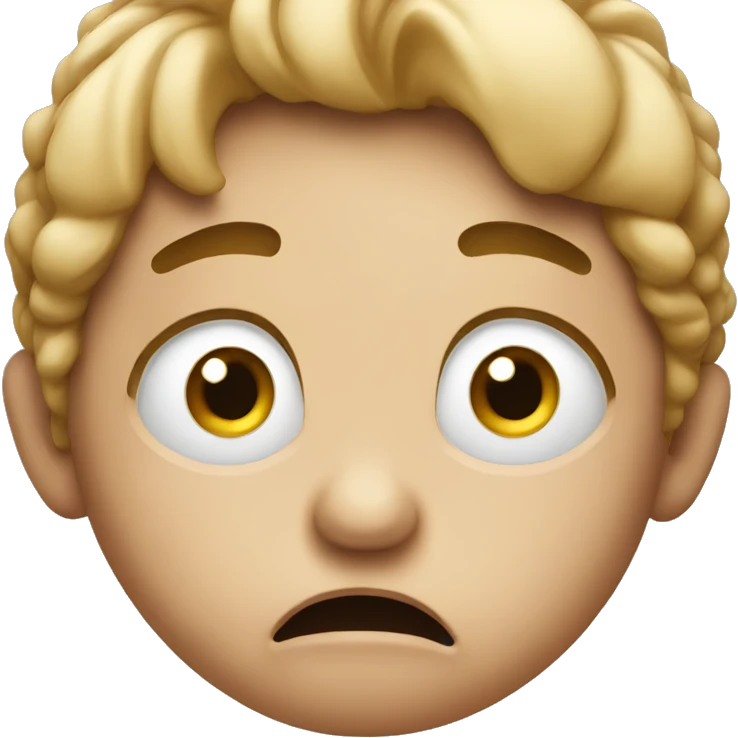 Confused face emoji