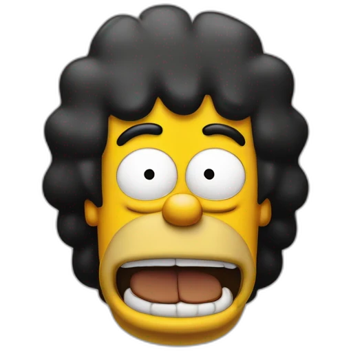 Mickael Jackson et Homer Simpson boivent un biere emoji