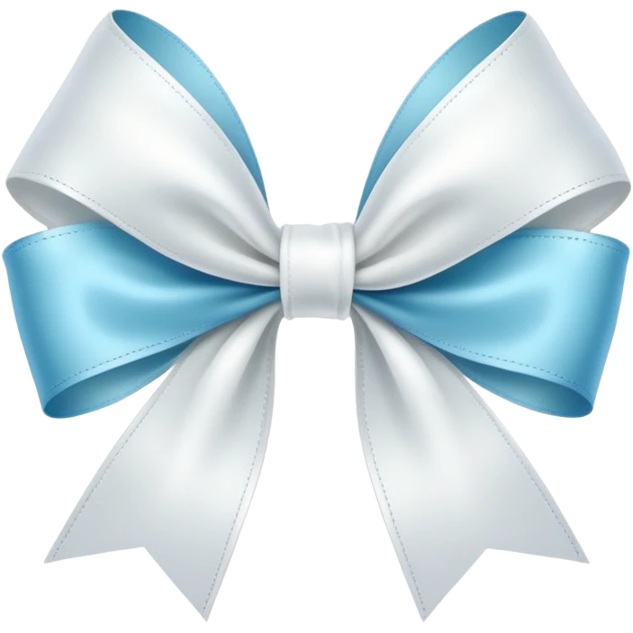 whith cute ribben like ios emoji