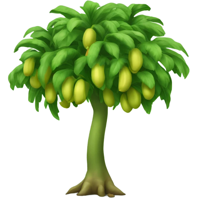 Árbol de plátano verde  emoji
