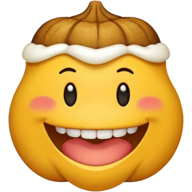 Emoji de pele preta com aparelho dentário bragets com os dentes a mostra bem amarelo emoji