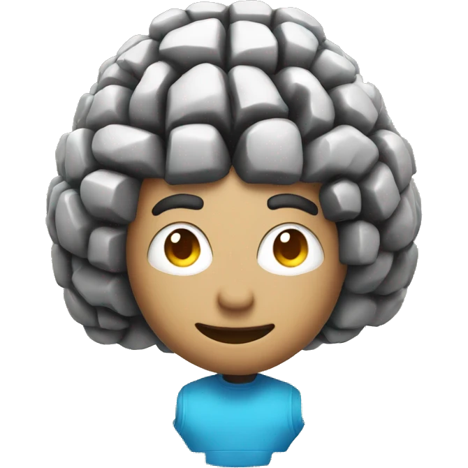 Gaming themed big brain  emoji