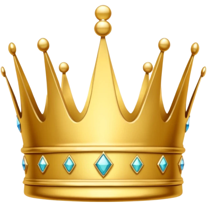 Y2K crown  with the words spoiled  emoji