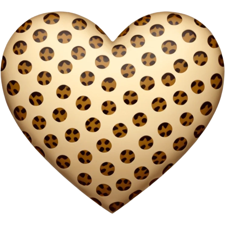 cuore leopardato emoji