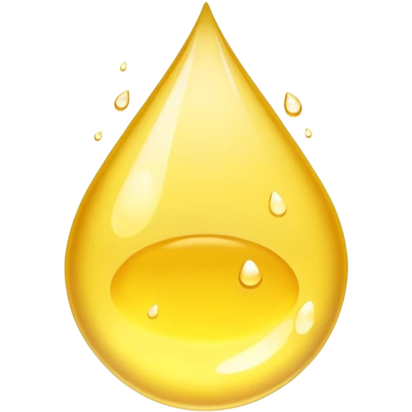 Yellow water drops emoji
