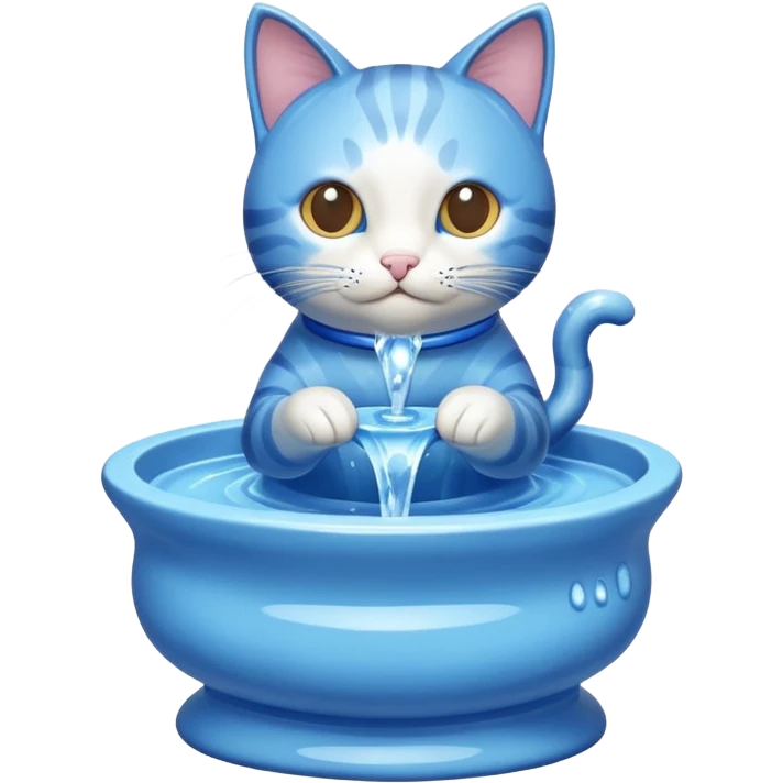 cat's water fountain emoji