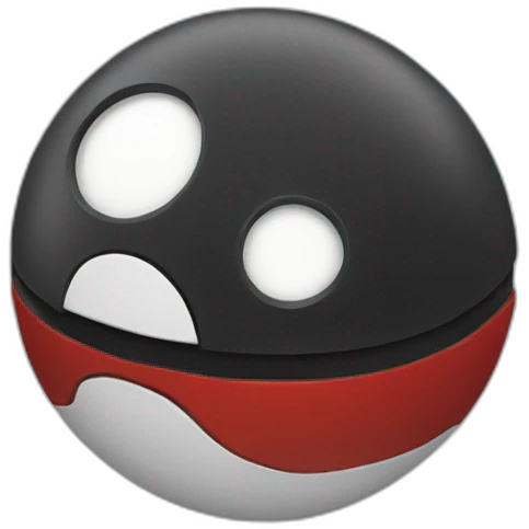 black pokeball emoji