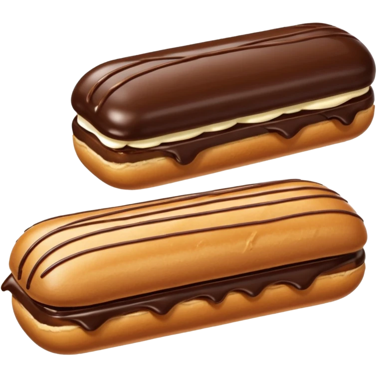 Éclair au café emoji