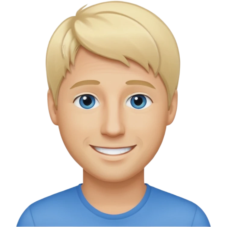 Kian Egan blonde hair, blue eyes emoji