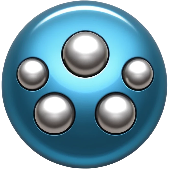 Science Lab magnet balls emoji