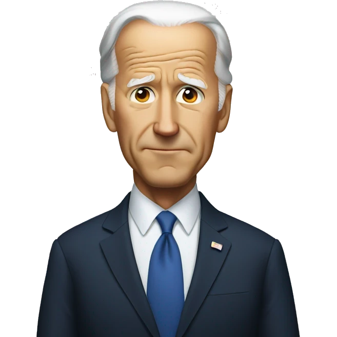 biden serious emoji