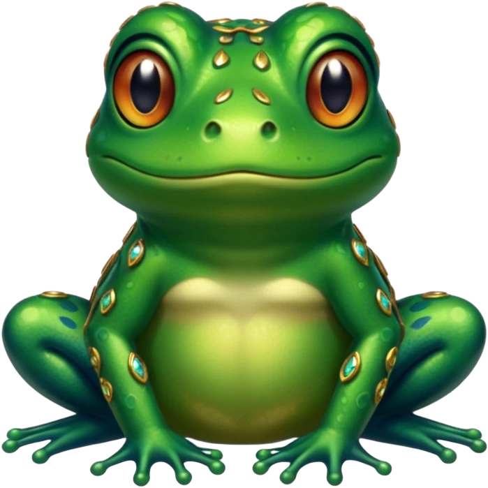 Rich frog emoji