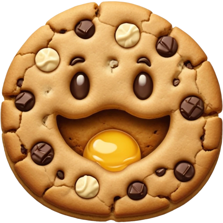 Cookie bite emoji