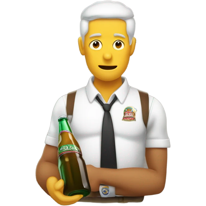 vagabundo tomando cerveza emoji