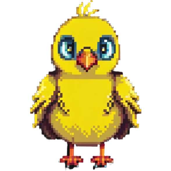angry bird with yellow feathers open beak emoji