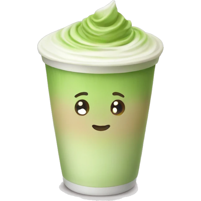 Matcha latte emoji