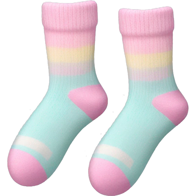Pastel socks  emoji