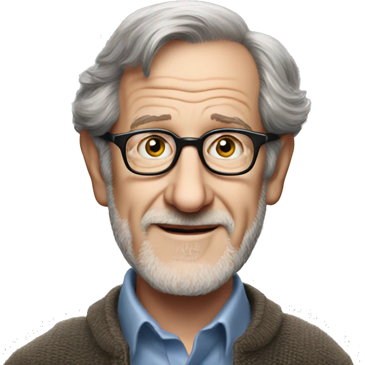 Professional ID photo of Steven Spielberg emoji
