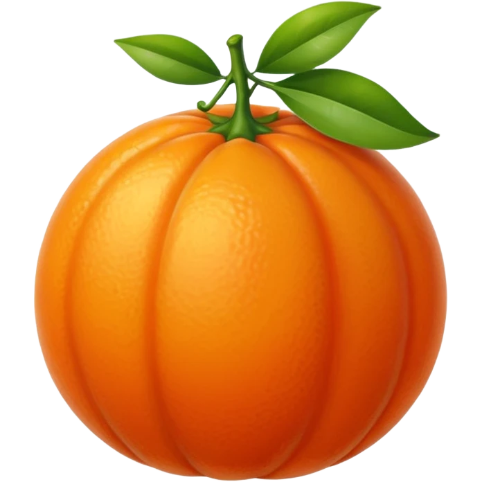 Tangerine emoji