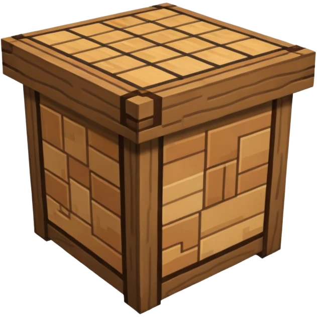 Minecraft crafting table emoji