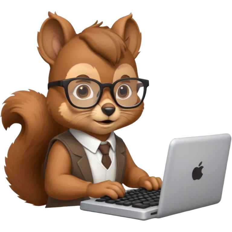 squirrel-programmer emoji