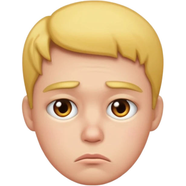 very sad pouty face emoji