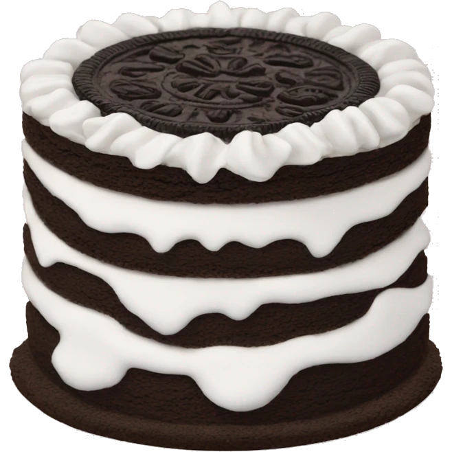 oreo cake emoji