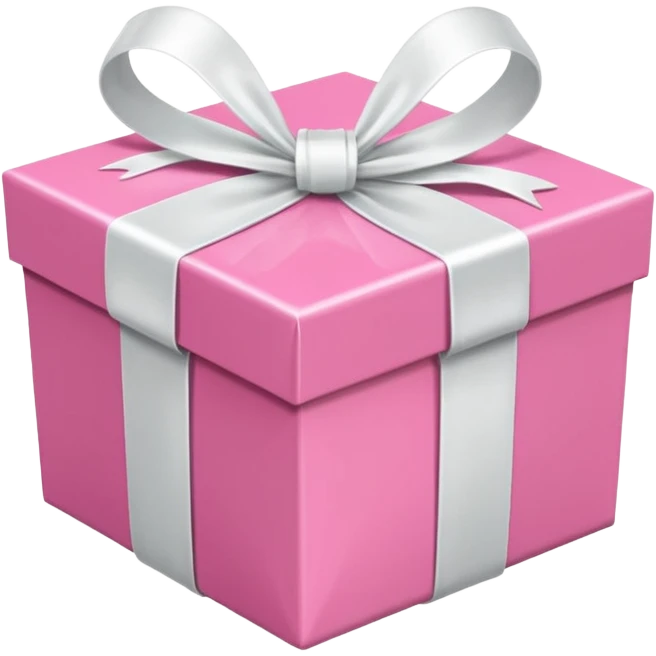 pink gift box emoji