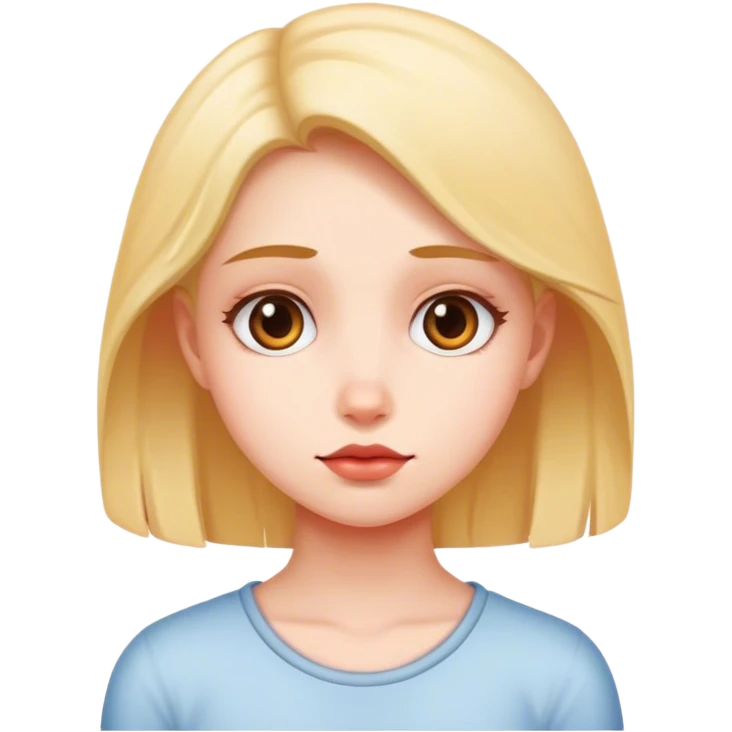 Girl waiting  emoji