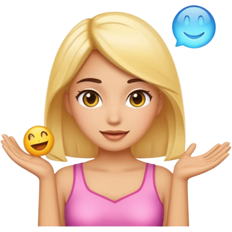 Emojis girly morena emoji