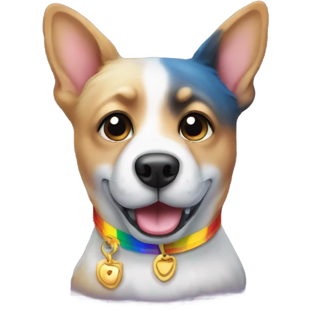 Gay dog emoji