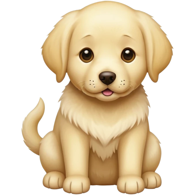 yellow lab dog emoji