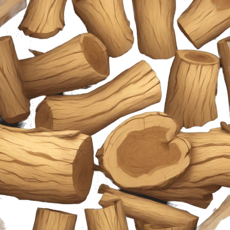 fallen tree trunk emoji