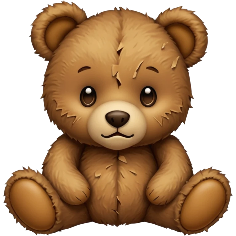 Baby teddy bear torn emoji