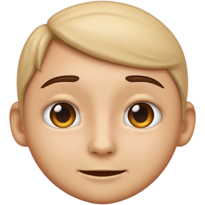 an emoji with a very realistic face without any emotion emoji