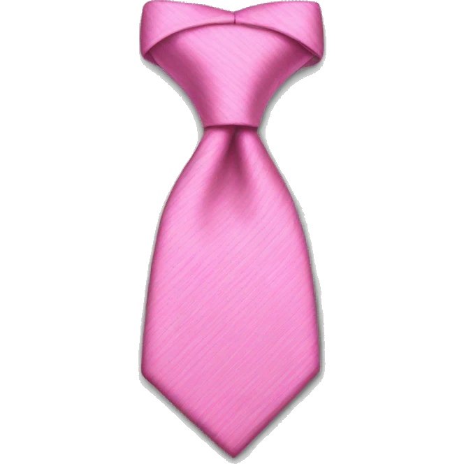 pink tie emoji