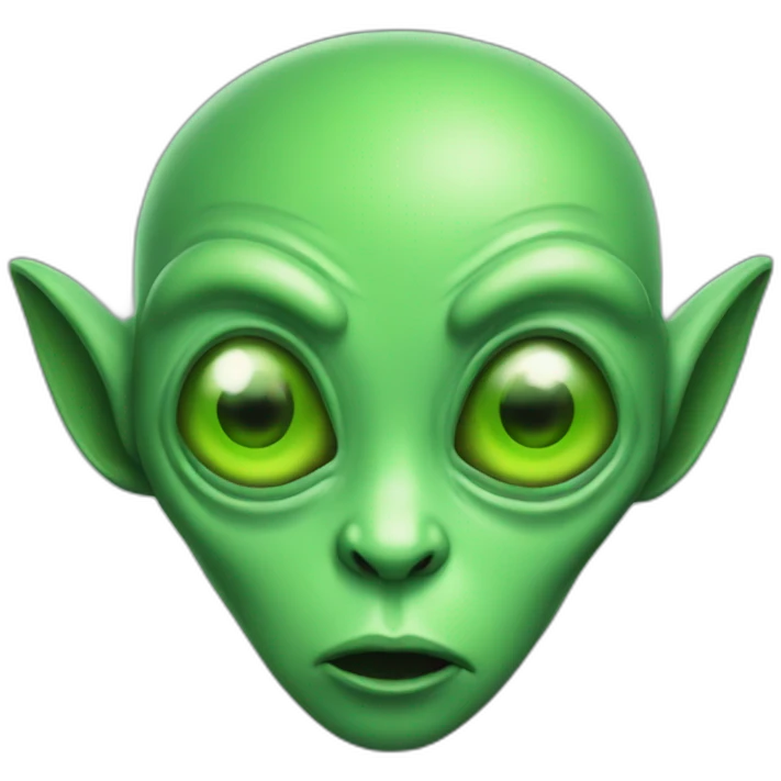 green alien emoji