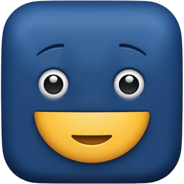 Dark blue  emoji